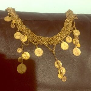 Free People coin necklace